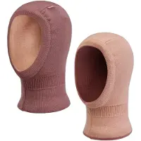 Maximo Kinderschlupfmütze Merino 2farbig rose taupe/hellmauve - Größe 51cm 43571196900