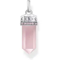 Thomas Sabo PE955-640-9 Ketten-Anhänger mit Rosenquarz-Kristall Silber