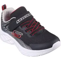 SKECHERS Microspec II - Zovrix 403924L-BKSR, Sneaker, für Jungen, Schwarz, Größe: 32