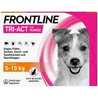 Frontline Tri-Act für Hunde 5-10 kg - 6 Pipetten