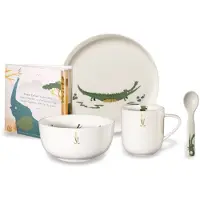 Asa selection Kindergeschirr-Set Kids Croco Croco (4-Teilig)