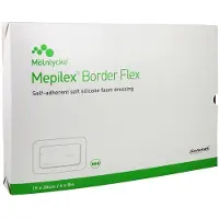 Mepilex Border Flex Schaumverb.haft.15x20 cm 10 St Verband