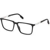 Adidas SP5071 Herren-Brille inkl. Gläser Vollrand Eckig Acetat-Gestell 55mm/15mm/145mm, schwarz