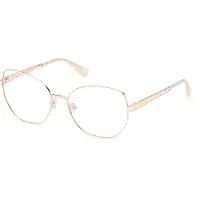 MAX&Co. Damen MO5140 025 Rahmen von BRILLEN Metall Elfenbein Rund Normal
