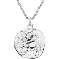 Trendor 51610-12 Sternzeichen Schütze Ø 20 mm und Halskette 925 Silber
