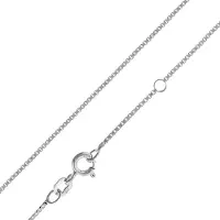 Trendor 35912 Feine Venezianer Kette für Anhänger 925 Silber Breite 0,9 mm