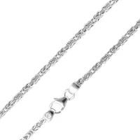 Trendor 15775 Königskette 925 Sterlingsilber Collierkette Breite 2,0 mm