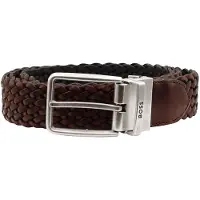 BOSS 50491882-204 Herrengürtel Leder Dunkelbraun Oliver