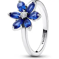 Pandora 193000C01 Damen-Ring Funkelndes Herbarium Blau