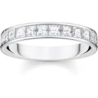 Thomas Sabo TR2358-051-14 Damen-Bandring Weiße Steine Pavé Silber
