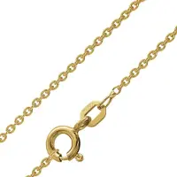 Trendor 39028 Ankerkette für Herren Gold auf Silber 925 Ø 2,0 mm