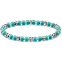 Thomas Sabo A1923-878-17 Armband in Unisexgröße Talisman Türkis