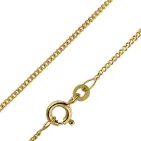 Trendor 71965 Halskette Gold 333 (8 Karat) Panzerkette Breite 1,4 mm