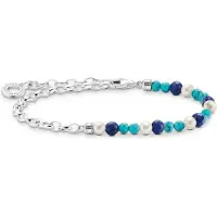 Thomas Sabo A2100-056-7 Charm-Armband Perlen und Blaue Beads