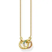 Thomas Sabo KE1488-996-7-L55v Damen-Kette Together Goldfarben Bunt