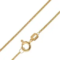 Trendor 15500 Halskette für Anhänger Gold 333 / 8K Zopfkette 0,8 mm