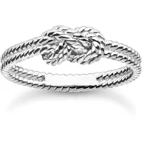 Thomas Sabo TR2399-001-21 Damenring Seil mit Knoten