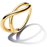 Pandora 163318C00 Damen-Ring Unendlichkeit Goldfarben