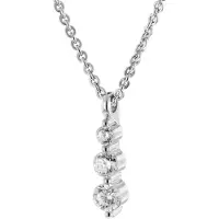 Trendor 68284 Damen-Halskette mit Zirkonia-Anhänger 925 Silber