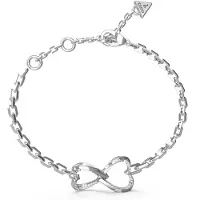 GUESS JUBB04618JWRHS Damen-Armband Mon Amour Two Hearts