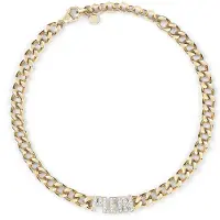 Philipp Plein PJ1AA12NU Damen-Kette Lettering Goldfarben
