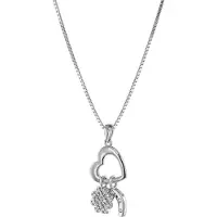 Trendor 75061 Halskette Glück & Liebe 925 Silber