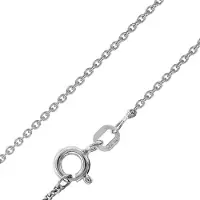 Trendor 75611 Kette für Anhänger 925 Silber rhodiniert Ankerkette 1,4 mm