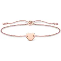 Thomas Sabo A1996-597-19-L20v Armband für Damen Herz roségoldfarben