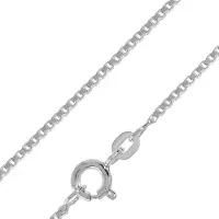 Trendor 41185 Veneziakette 925 Silber Collierkette 1,2 mm stark