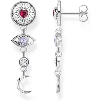 Thomas Sabo H2277-640-7 Silber-Ohrringe Ohrhänger für Damen Kosmische Talismane