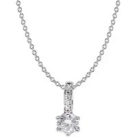 Trendor 15129 Damen-Kette 925 Silber mit Zirkonia