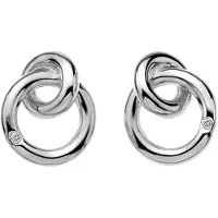 Hot Diamonds DE308 Damen-Ohrringe Ohrstecker Silber mit Diamanten Eternal