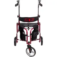 Antar Premium Rollator, 3 Räder, faltbar, Sitz und Rückengurt 1 St