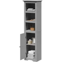vidaXL Badschrank BODO Grau 44x30x160 cm