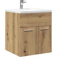 vidaXL Waschbeckenschrank Artisan-Eiche 41x38,5x46 Holzwerkstoff
