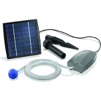 Esotec 101870 Solar Teichbelüfter mit Solarmodul und Pumpe, (L x B x H): 120 x 65 x 42 mm, Gewicht 180 g
