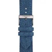 Tissot T852046781 Uhrenarmband 22 mm Jeans Blau