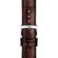 Tissot T852043013 Uhrenarmband 20 mm Leder Braun