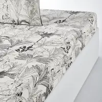 La redoute interieurs Fixleintuch Palmeira Aus Baumwoll-perkal, Steghöhe 30 Cm