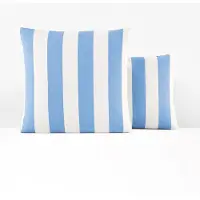 La redoute interieurs Kopfkissenbezug Hendaye Blau, Aus Baumwolle