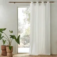 AM.PM Vorhang Private Mit Ösen, Gewaschenes Leinen 140 x 350 cm