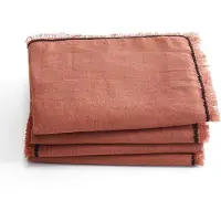 La redoute interieurs 4er-pack Tischsets Menorca, Leinen/baumwolle