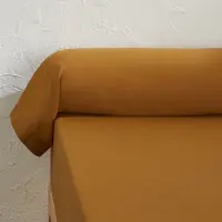 La redoute interieurs Nackenrollenbezug Scenario, Unifarben, Vorgewaschene Baumwolle 85 x 185 cm