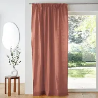 La redoute interieurs Vorhang Aus Reiner Baumwolle Mit Gerafftem Galon, Scenario 350 x 135 cm