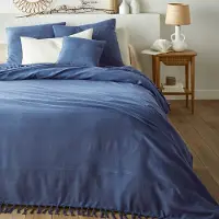 La redoute interieurs Tagesdecke Nedo Mit Fransen, Baumwolle