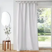 La redoute interieurs Vorhang Aus Reiner Baumwolle Mit Schlaufen, Scenario 220 x 135 cm