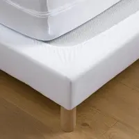 La redoute interieurs Bettüberwurf, Aus Baumwolljersey, Milbenabweisend, Max. Höhe 25 Cm