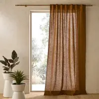 AM.PM Vorhang Tojos Mit Verdeckten Schlaufen, Gewaschenes Leinen 140 x 350 cm