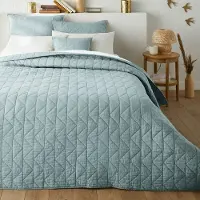 La redoute interieurs Gesteppte Tagesdecke Scenario Mit Zickzack-muster, Baumwolle 180 x 250 cm