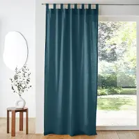La redoute interieurs Vorhang Aus Reiner Baumwolle Mit Schlaufen, Scenario 350 x 135 cm